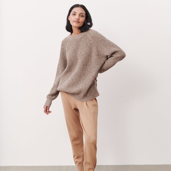 Jenni Kayne Oversized Cashmere Fisherman Sweater - size small but fits like XS - Picture 2 of 13